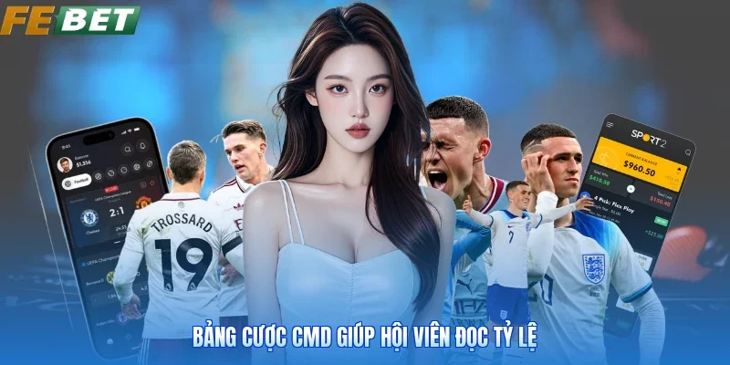 Bảng cược CMD giúp hội viên đọc tỷ lệ