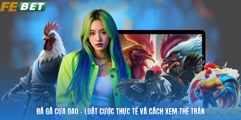 Đá Gà Cựa Dao - Luật Cược Thực Tế Và Cách Xem Thế Trận