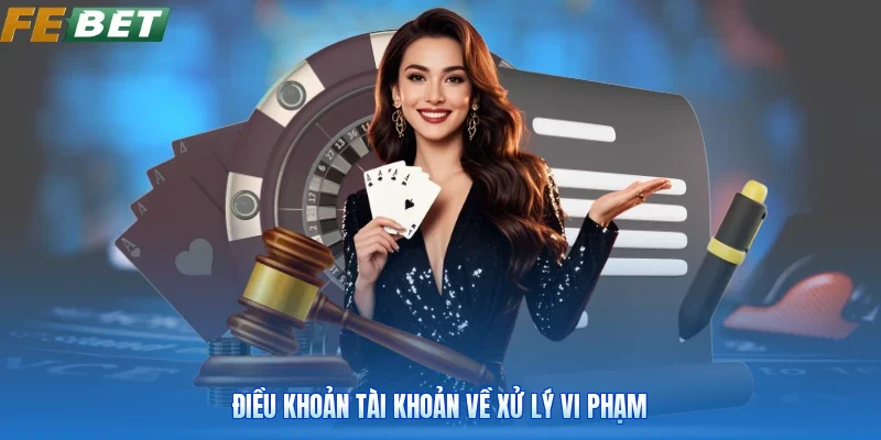 Điều khoản tài khoản về xử lý vi phạm
