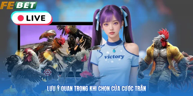Lưu ý quan trọng khi chọn cửa cược trận
