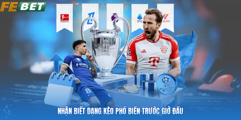 Nhận biết dạng kèo phổ biến trước giờ đấu